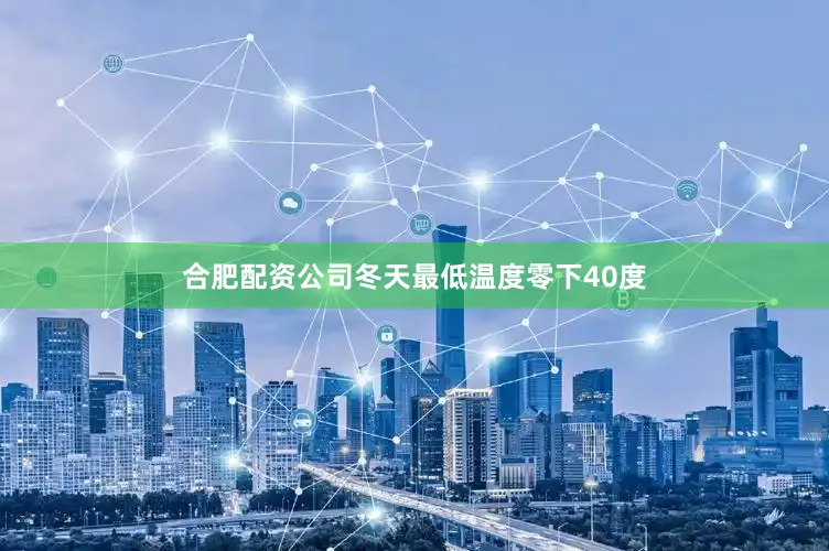 合肥配资公司冬天最低温度零下40度